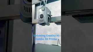 Unboxing and setup my new 3d Printer Creality Hi Combo with CFS
