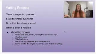 Self Publishing Writing Process