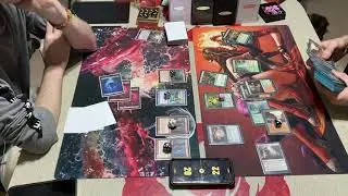 Modern mtg gameplay Amulet titan vs. electro balance