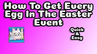 How To Get All Easter Eggs | Bubble Gum Simulator Infinity