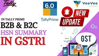 Tally Prime 6.0 New Update &ndash; GSTR-1 HSN Summary for B2B & B2C! Must-See Feature Explained in Tamil!