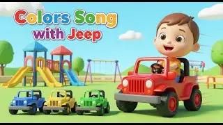 Learn Colors with Jeeps 🚙🎨 | Colors Song for Kids | Toddler Learning #colors #jeep #nurseryrhymes