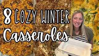 8 Easy & Delicious Cozy WINTER Casserole Recipes you will LOVE!  #casserolerecipe