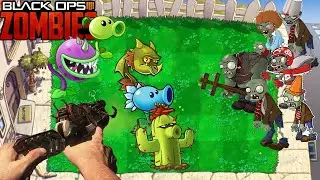 This Is One Of The Best Custom Maps Out There! Plants Vs Zombies In BO3 Zombies?!