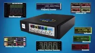 8 Measurement Instruments in 1 Module! ABI's cost-effective virtualbench (MIS4)