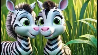 Where Did My Stripes Go Says Baby Zebra 🦓 | Nursery Rhymes for Kids & Baby Songs