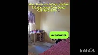 2bhk flat for sale 700sqft 4th floor 33 Lakhs Down Town Dispur | Flat for sale Dispur Guwahati Assam