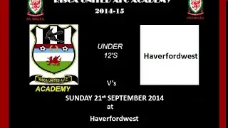 Risca Utd u12's Academy v's Haverfordwest 21.09.14