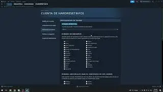 C&oacute;mo cambiar la preferencia de idioma de la tienda en Steam