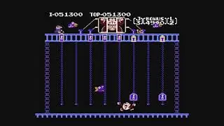 Donkey Kong Jr (206,400 Points, L 6-4, NES Classic Mini)