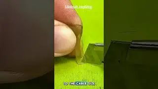 Making a cable clip from a small hose | #diylifehack #reallifehacks #diycraft #tools4life #tips
