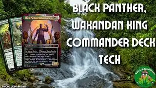 Black Panther, Wakandan King | Earthbend, Lands, Tokens | MTG Commander Deck Tech | Viewer Request