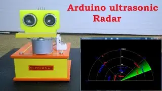 Arduino Ultrasonic Radar (It can detect multiple objects with each ping)