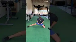Eccentric Half Split Slide Out for Middle Split Development #loadedstretching
