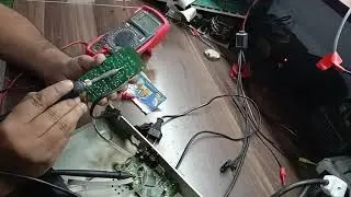 Repairing of satellite receiver.