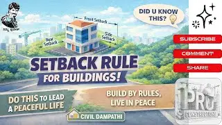 ⚠️ Don&rsquo;t Start Construction Before Watching This! ●| New Setback Rules Explained |● #GBA ■
