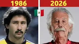 Mexico 🇲🇽 World Cup 1986 Squad ⚽ Then & Now | Where Are They Today? 😱