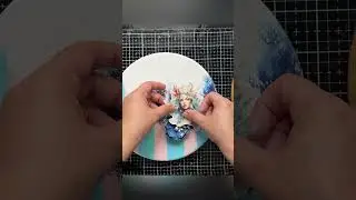 MIxed Media Canvas Tutorial #decoupage #mixedmedia #craftangles #hndmd #transfer #mixedmediaart