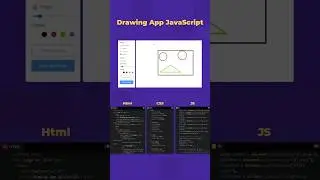 Drawing App using html css and javascript 
