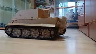 1/16 torro sturmtiger, with HL internals and tiegen metal roadwheels. first test drive