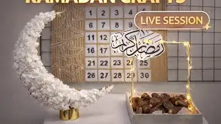 Ramadan Preparation 2026 | 5 Easy & Beautiful Ramadan Crafts LIVE 🌙✨