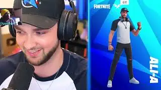 Xppreacts -  FORTNITE ICON SKIN! (Ali-A Icon Skin Reveal)