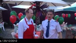 Mayor Clyne at Unley Salvation Army Community Christmas Dinner for 120!!