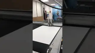 Zund S3 cutting corrugated board at Prosign