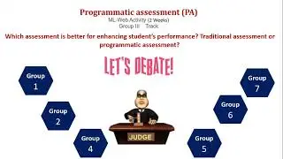 Programmatic Assessment Group III Track I Experience