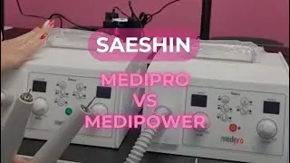 Обзор аппаратов SAESHIN MEDIPRO и MEDIPOWER для педикюра на русском