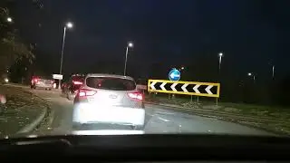 UK. Driving to Silsoe. 17/11/2022