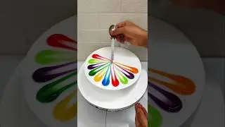 New Choco Vanilla Multi Colour Rainbow Cake #cake #youtubeshorts #shorts #viralvideo #cakedesign#yt