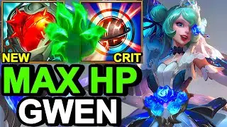 WILD RIFT CHINA GWEN JUNGLE - 23KILL NEW HEARTSTEEL GWEN BUILD RUNES - Prestige Crystal Rose Gwen