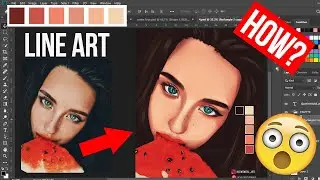 HOW TO MAKE LINE ART IN PHOTOSHOP - VEXEL ART LINE ART TUTORIAL How to make Vexel Art Tagalog