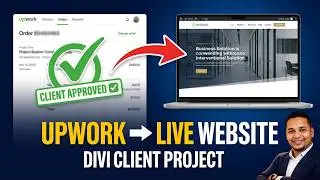 Want to Learn Web Design? Watch Me Build a Divi Website for a Real Client 🎯 (Upwork Case Study)