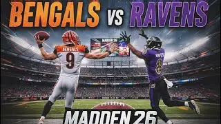 Bengals vs Ravens | Snow Bowl in Baltimore! ❄️🐅 | Madden 26 Bengals Rebuild Season 3