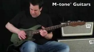 M-tone&reg; Guitars - Green Burst Dynamo
