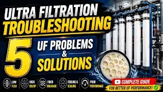 UF Membrane Troubleshooting 🔍 | 5 बड़ी समस्याएं और उनके समाधान| #dmplant #ro #watertreatment 