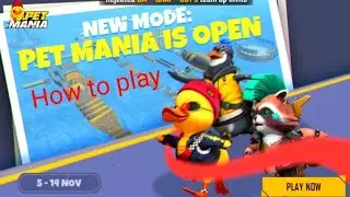 how to play pet mania in free fire ||pet mania game mode