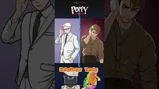 Poppy Playtime Dr.Harley Sawyer & Yarnaby Human Version Transformation Animation