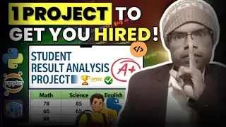 NumPy Real Project 🔥 Student Marks Analysis using CSV | NumPy Project 1 | Python ML