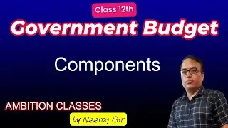 Class 12th | Components of Government Budget | Macro Economics #education
