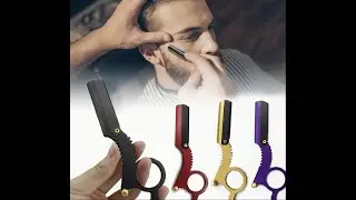 TEMU REVIEW: Stainless Steel Barber Razor   Your Ultimate Beard Trimming Tool
