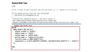 Oracle Big Data SQL: 6 - Protect Sensitive Data