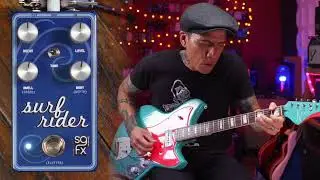 SolidGoldFX Surf Rider IV Reverb pedal