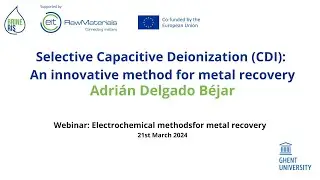 Selective Capacitive Deionization (CDI): An innovative method for metal recovery.