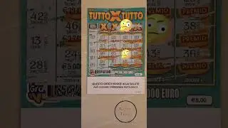 Tutto per tutto🥰 che colpo, gratta e vinci