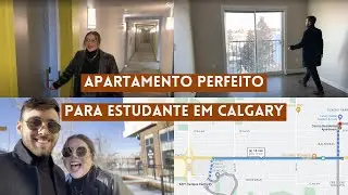 TOUR POR APARTAMENTO PARA ESTUDANTE EM CALGARY 😍 | Só 20 minutos de transporte público até a SAIT!