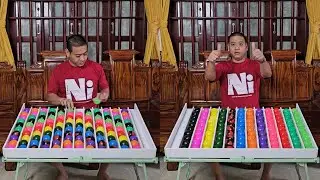 Brain training color ball puzzle game leve 02 , 03
