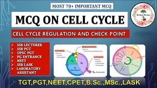 MCQ ON CELL CYCLE AND CHECK POINT|| MCQ ON CELL DIVISION|| CELL CYCLE REGULATION